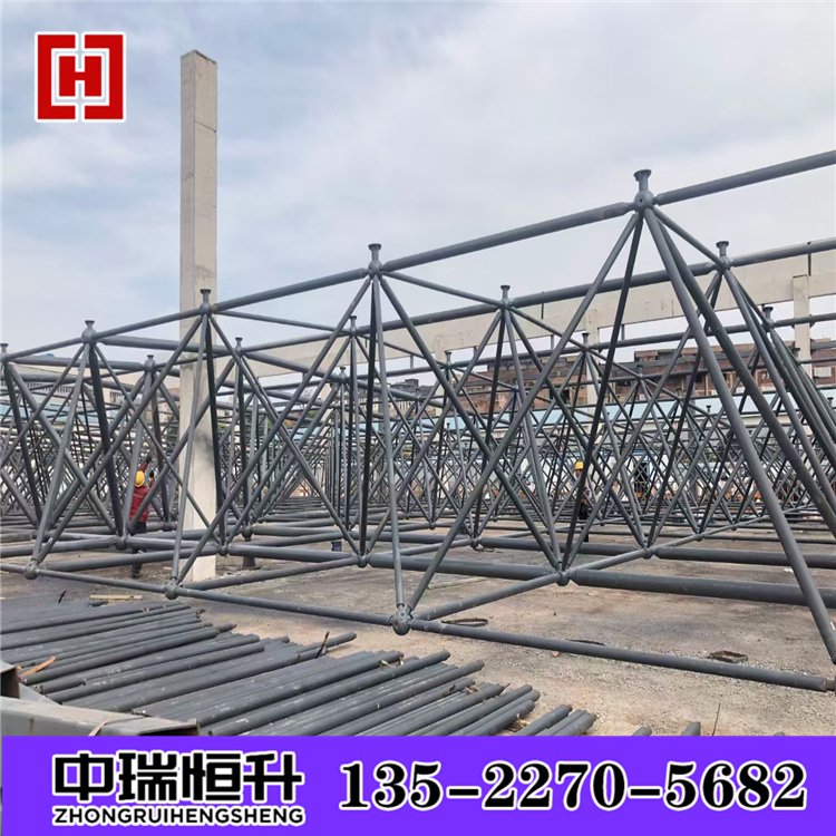中瑞恒升 加油站钢结构 螺栓球网架 q355b a级防火 设计加工安装
